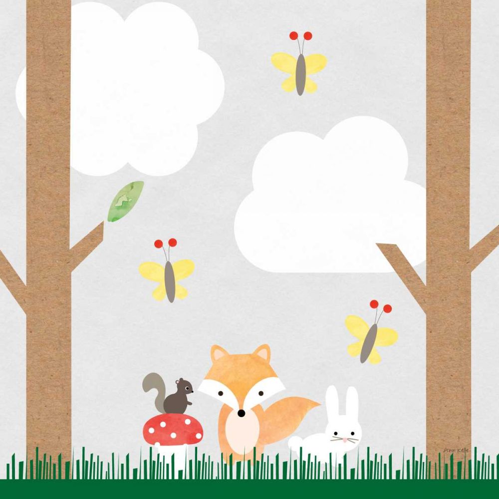 Woodland Animals II art print by Ann Kelle for $57.95 CAD