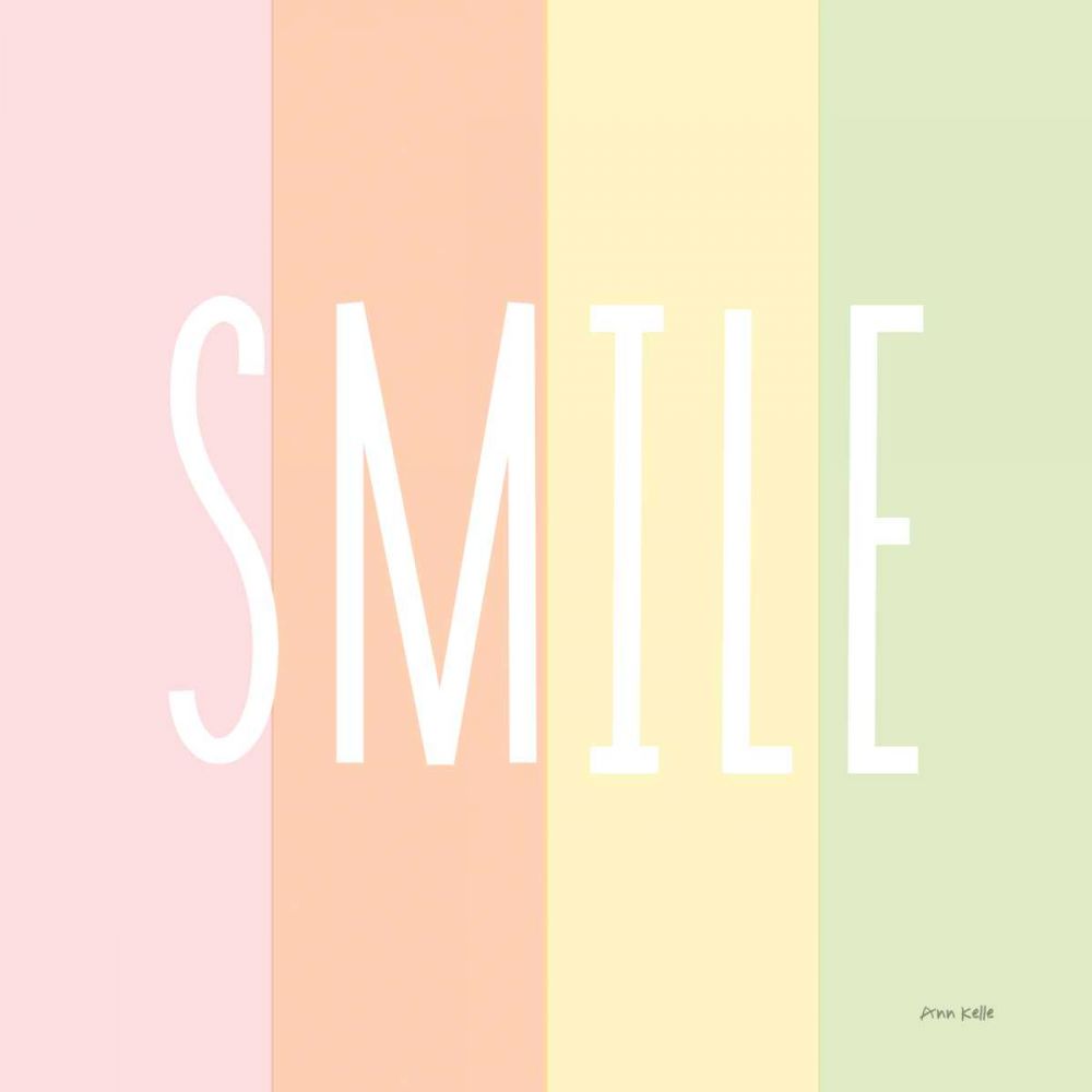 Smile Rainbow art print by Ann Kelle for $57.95 CAD