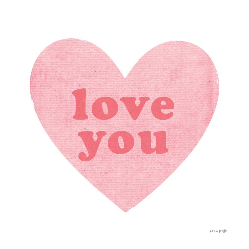 Love Heart art print by Ann Kelle for $57.95 CAD