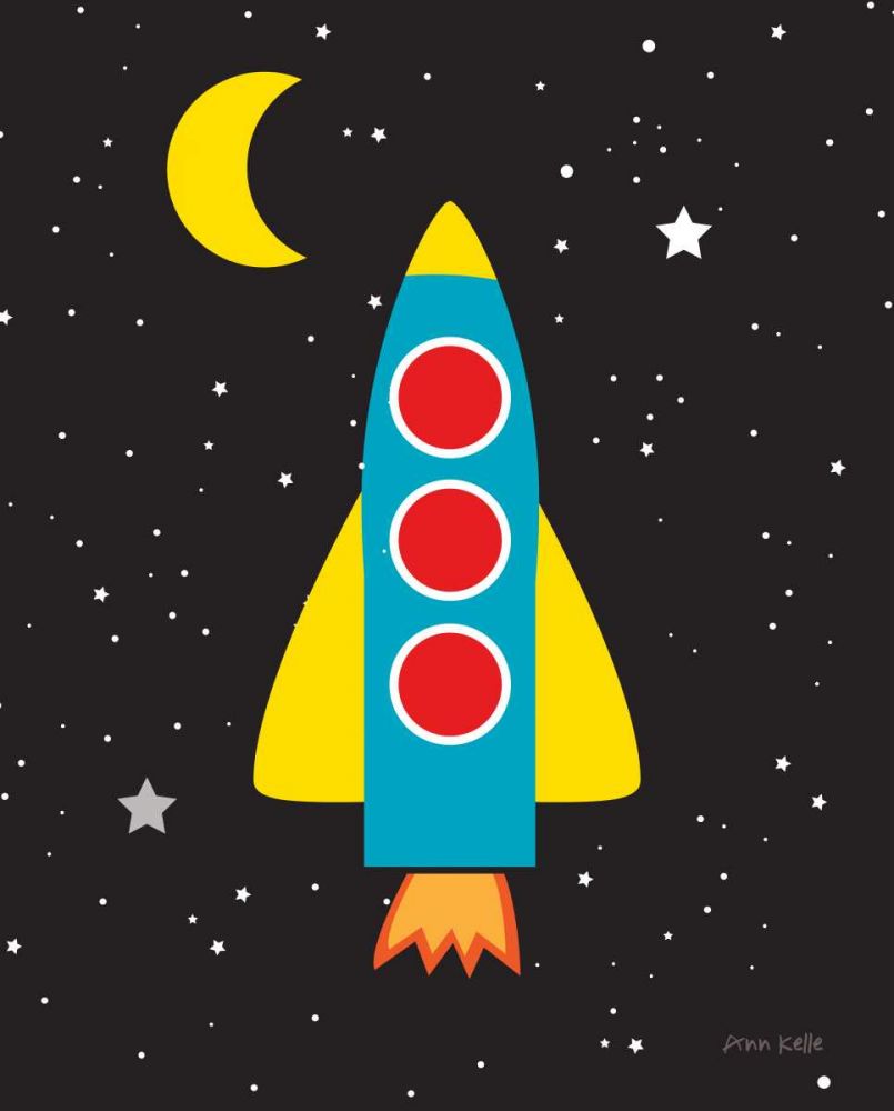 Blast Off art print by Ann Kelle for $57.95 CAD