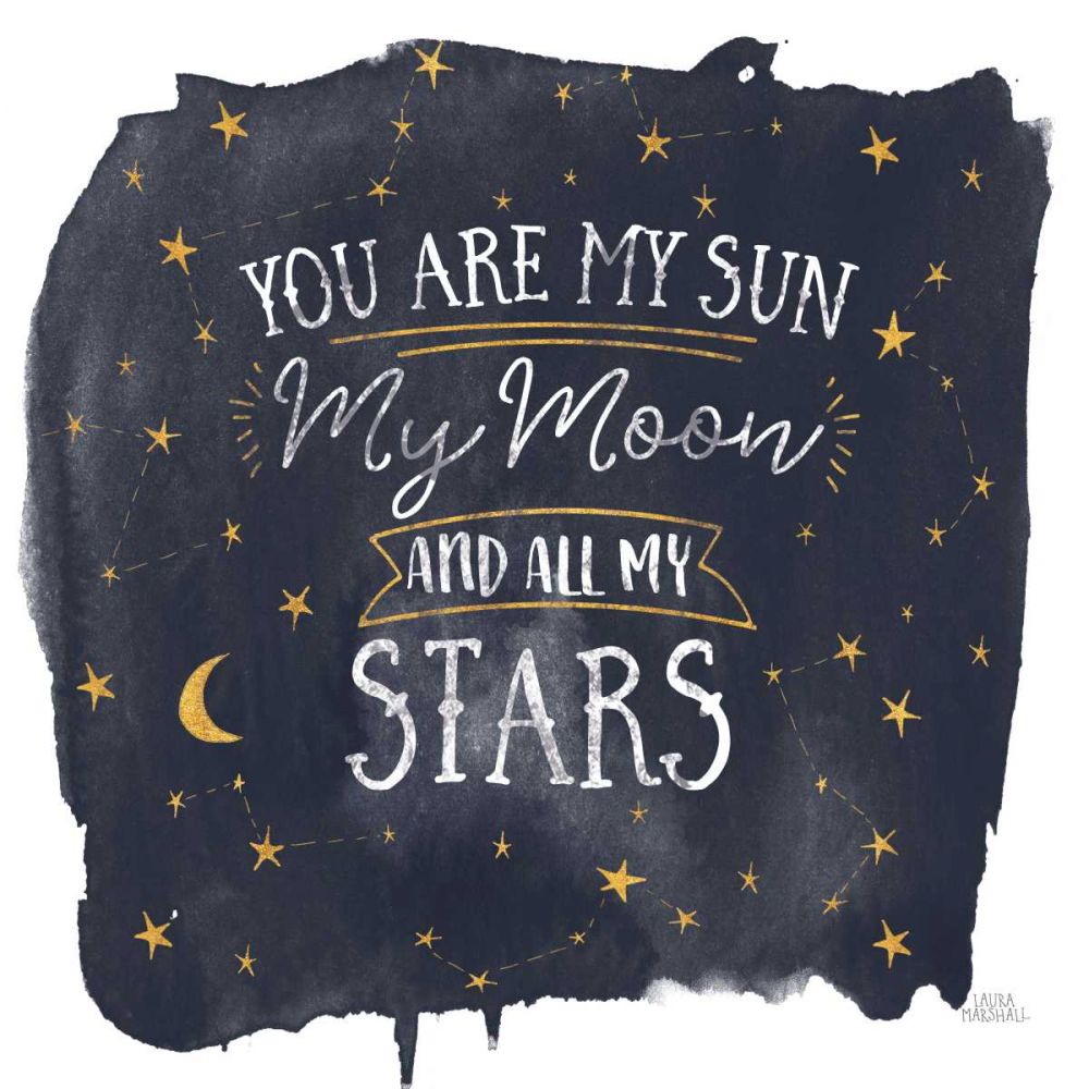 Celestial Love IV Sq art print by Laura Marshall for $57.95 CAD