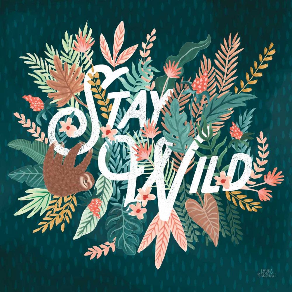 Jungle Hangout V art print by Laura Marshall for $57.95 CAD