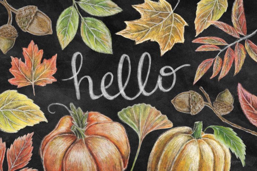 Harvest Chalk IX art print by Mary Urban for $57.95 CAD