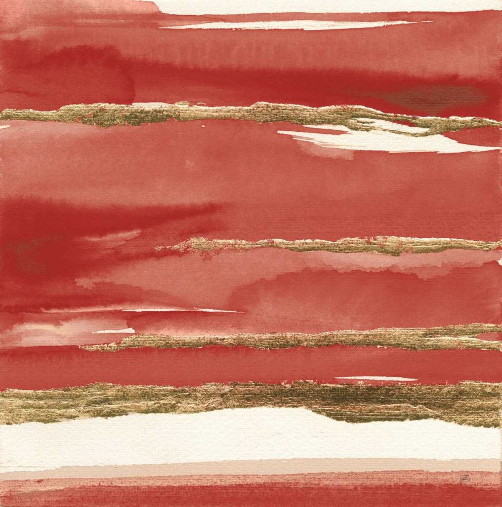 Gilded Red II art print by Chris Paschke for $57.95 CAD
