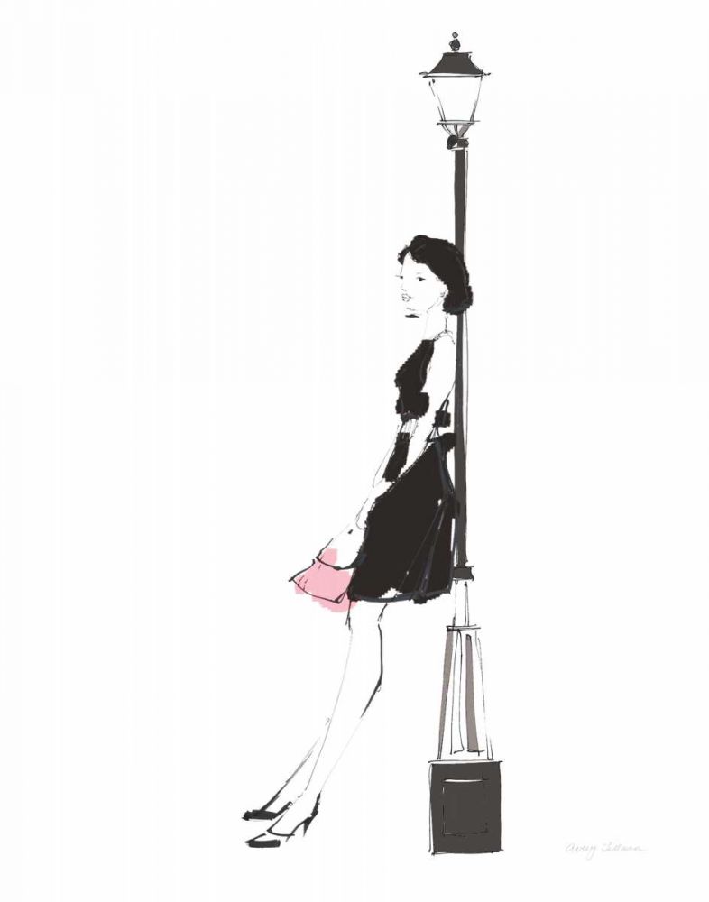 French Chic III Pink on White No Words art print by Avery Tillmon for $57.95 CAD