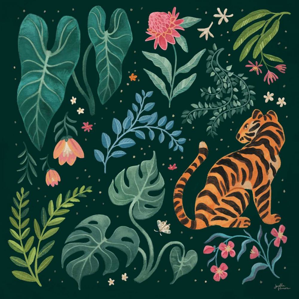 Jungle Love V art print by Janelle Penner for $57.95 CAD
