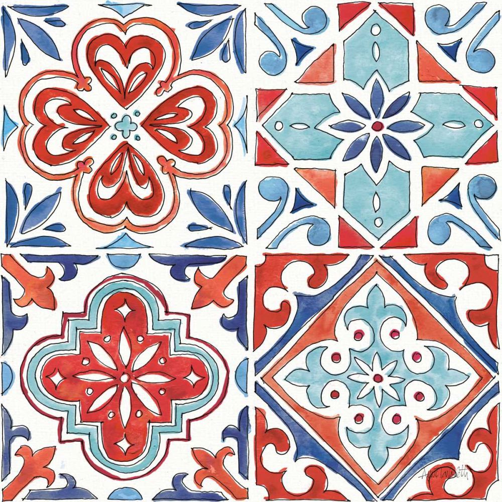 Americana Mood Pattern VII art print by Anne Tavoletti for $57.95 CAD