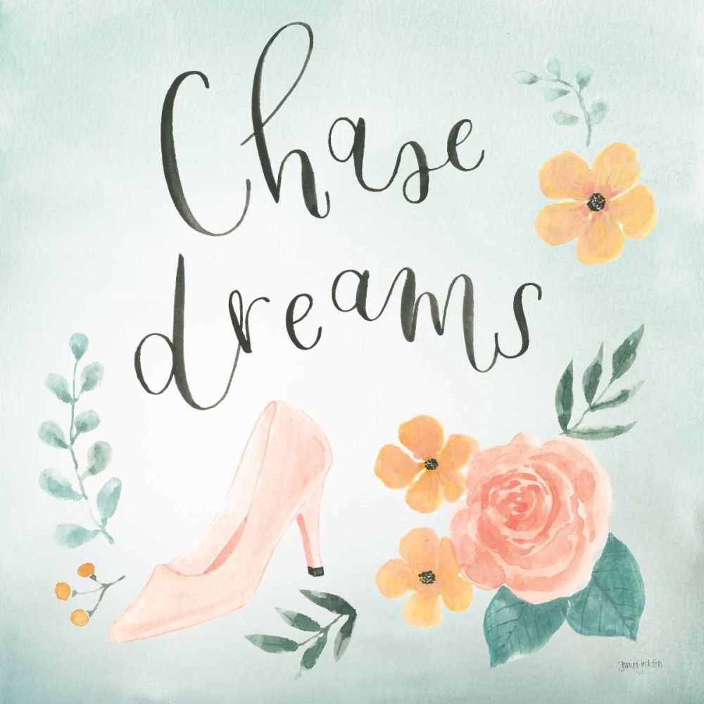 Chase Dreams I Green art print by Jenaya Jackson for $57.95 CAD