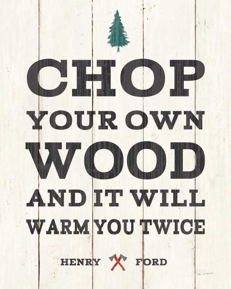 Cabin Life II Neutral art print by Sue Schlabach for $57.95 CAD