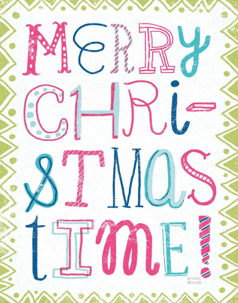 Merry Christmastime Bright art print by Michael Mullan for $57.95 CAD