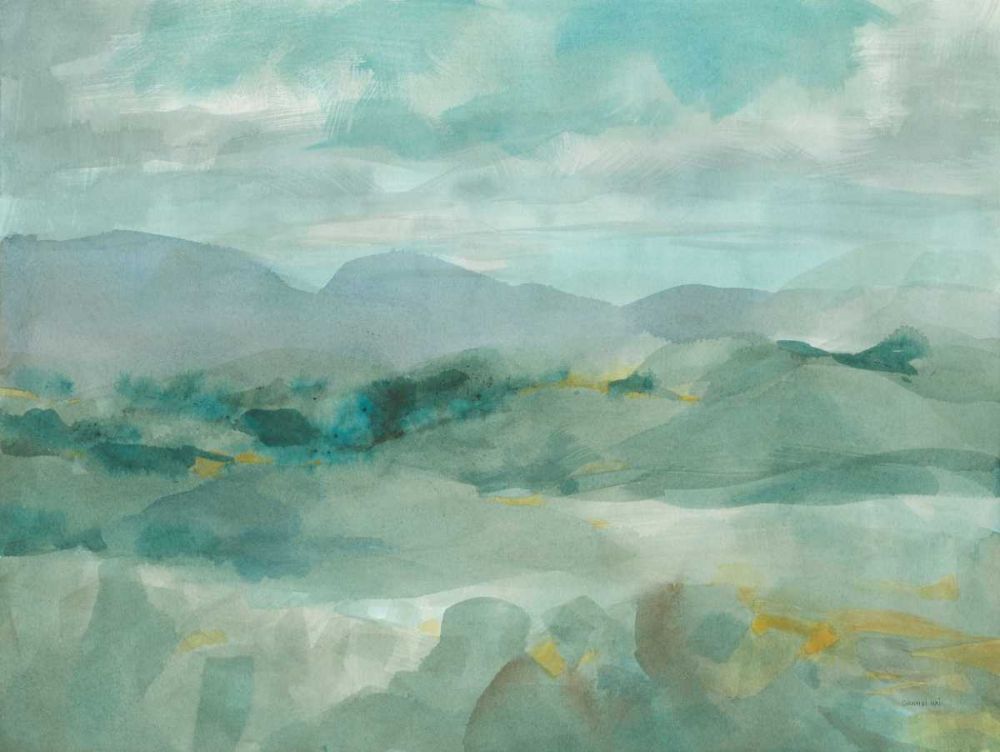 Green Mountain View art print by Danhui Nai for $57.95 CAD