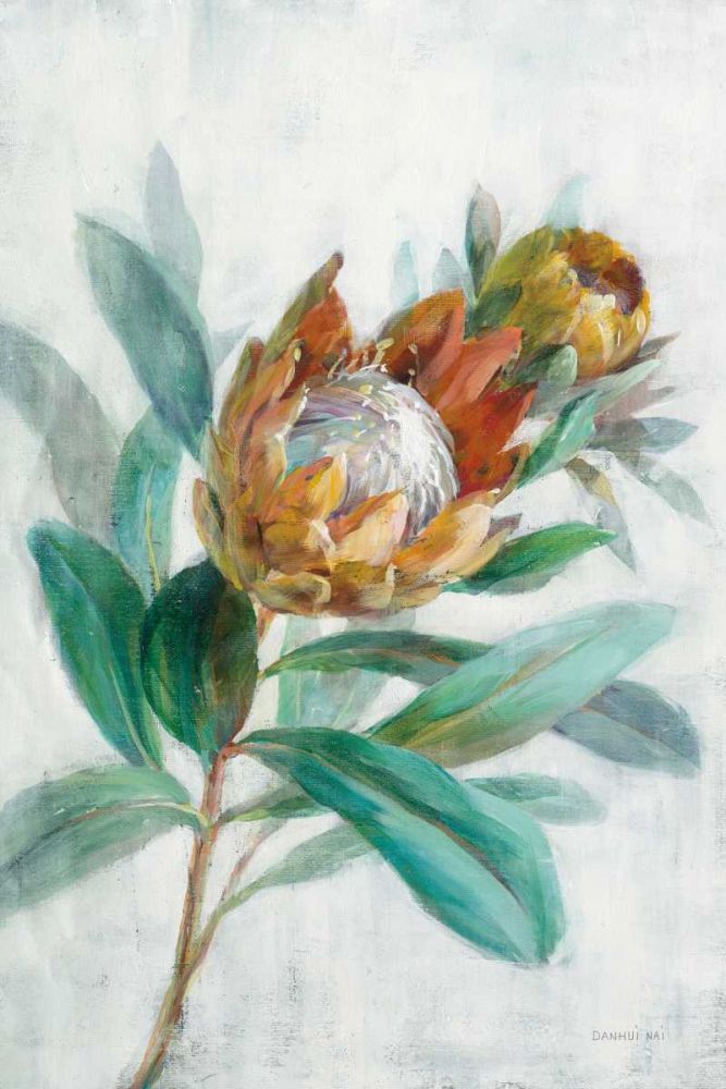 Tropical Protea art print by Danhui Nai for $57.95 CAD