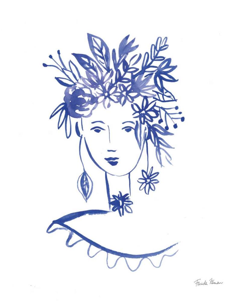 Flower Girl I art print by Farida Zaman for $57.95 CAD
