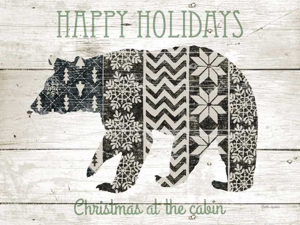 Nordic Holiday II Neutral art print by Beth Grove for $57.95 CAD