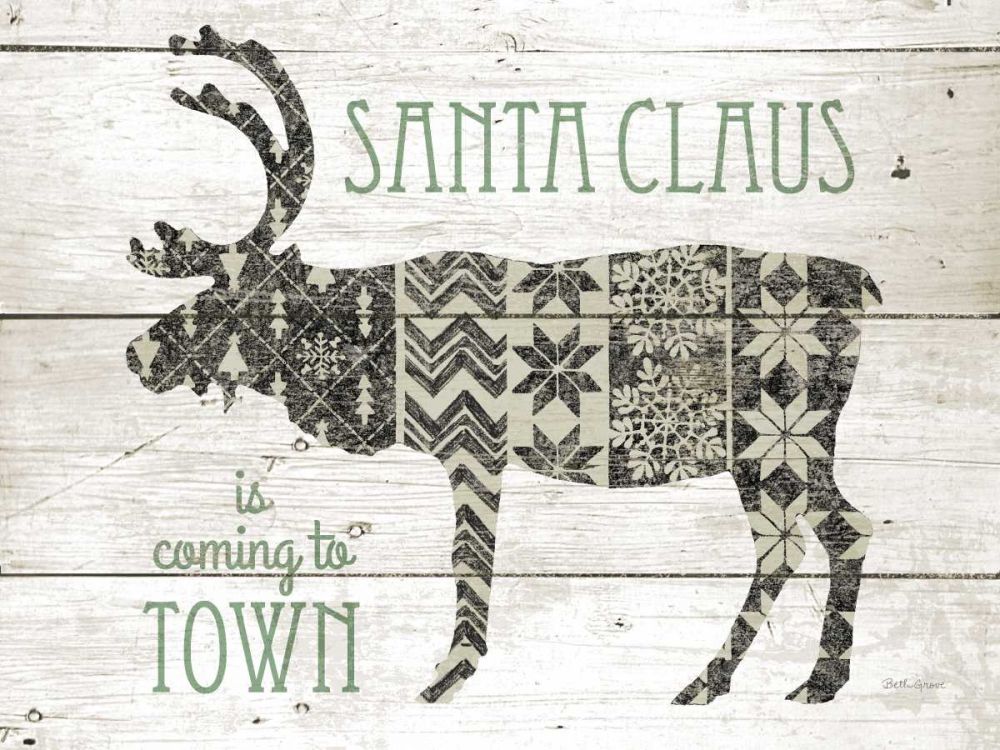 Nordic Holiday IV Neutral art print by Beth Grove for $57.95 CAD