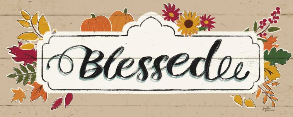 Thankful V Harvest art print by Janelle Penner for $57.95 CAD