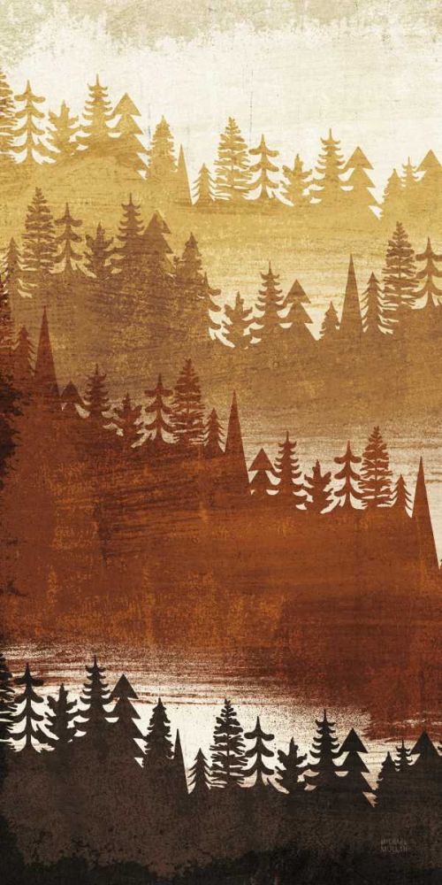 Mountainscape Spice Panel I art print by Michael Mullan for $57.95 CAD