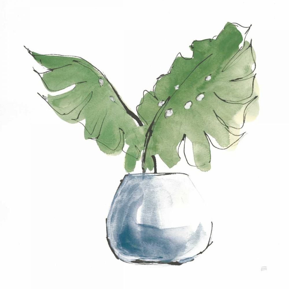 Plant Big Leaf II Dark Green art print by Chris Paschke for $57.95 CAD
