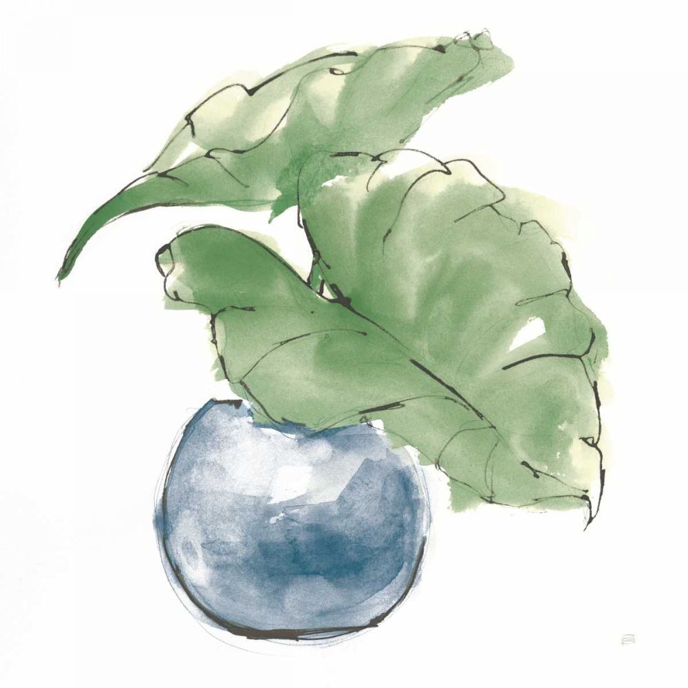 Plant Big Leaf III Dark Green art print by Chris Paschke for $57.95 CAD