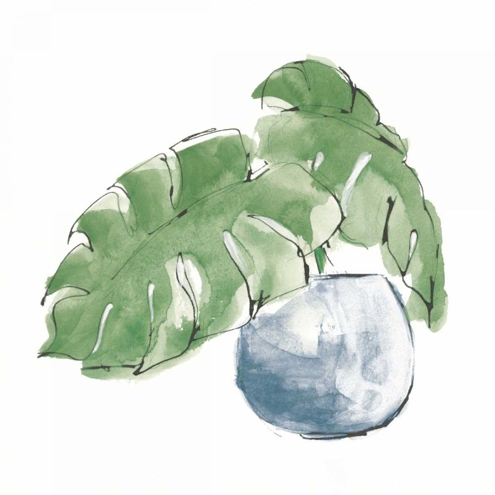 Plant Big Leaf IV Dark Green art print by Chris Paschke for $57.95 CAD
