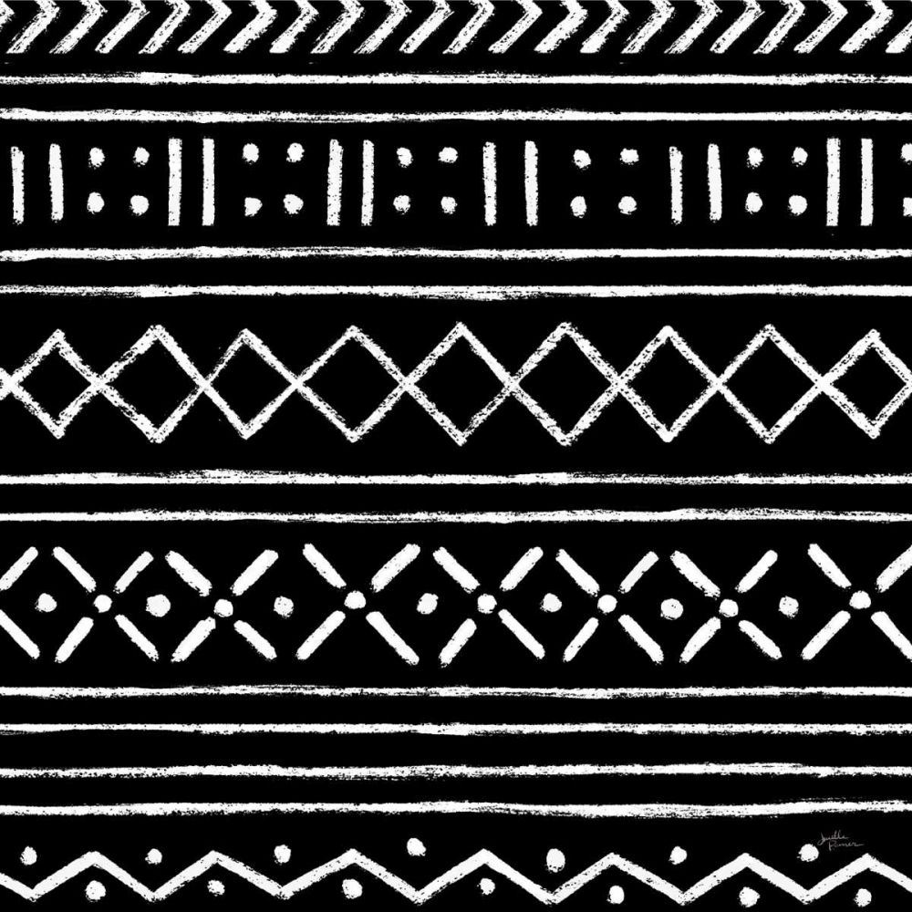 Jungle Love Pattern V Sq I BW art print by Janelle Penner for $57.95 CAD