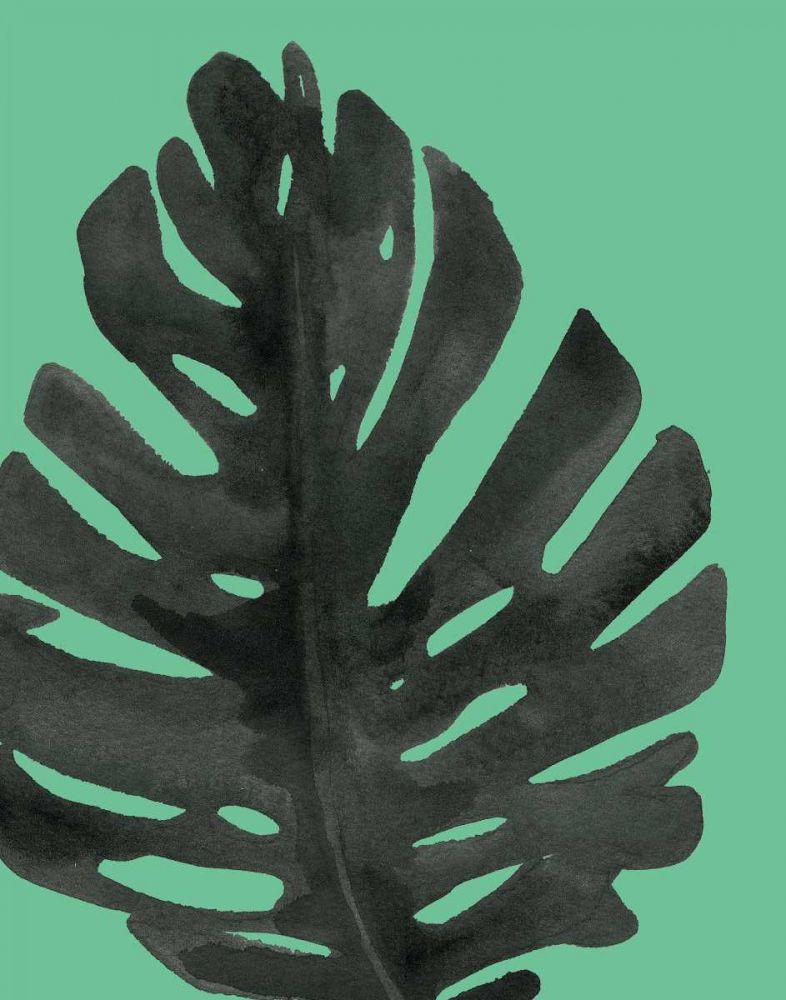Tropical Palm I BW Green art print by Wild Apple Portfolio for $57.95 CAD