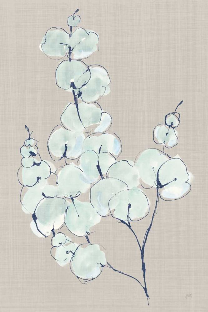Eucalyptus Branch III Blue Gray art print by Chris Paschke for $57.95 CAD