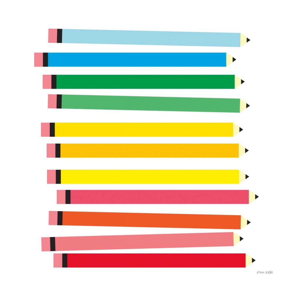 Colored Pencils art print by Ann Kelle for $57.95 CAD