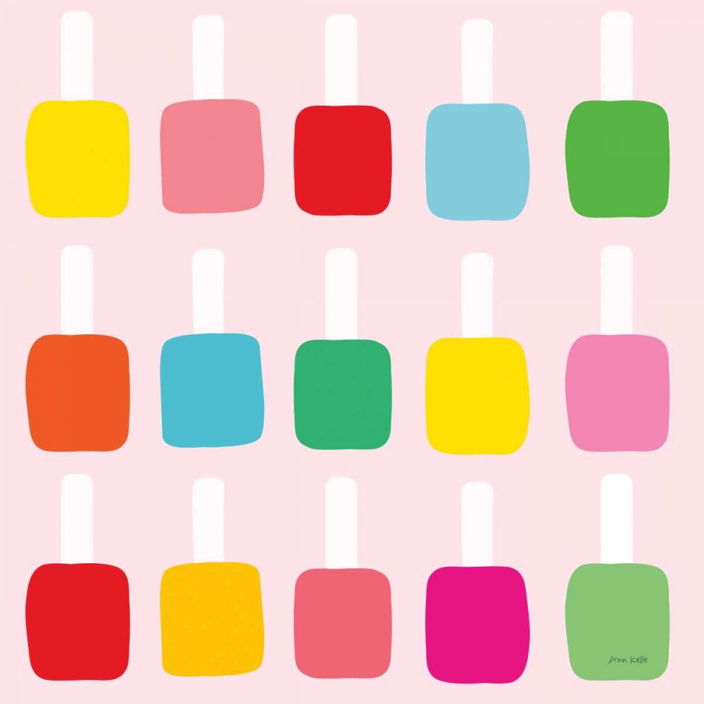 Nail Polish Fun art print by Ann Kelle for $57.95 CAD