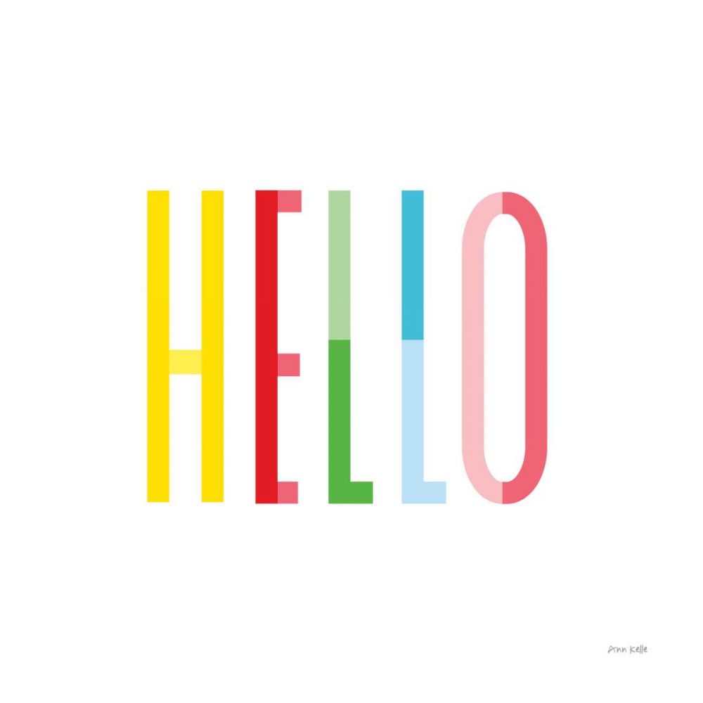 Hello art print by Ann Kelle for $57.95 CAD