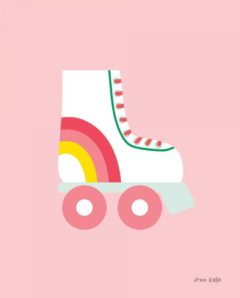 Rollerskate art print by Ann Kelle for $57.95 CAD