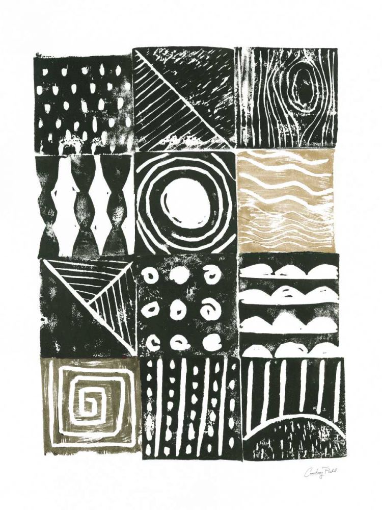Block Print I Green Sand art print by Courtney Prahl for $57.95 CAD