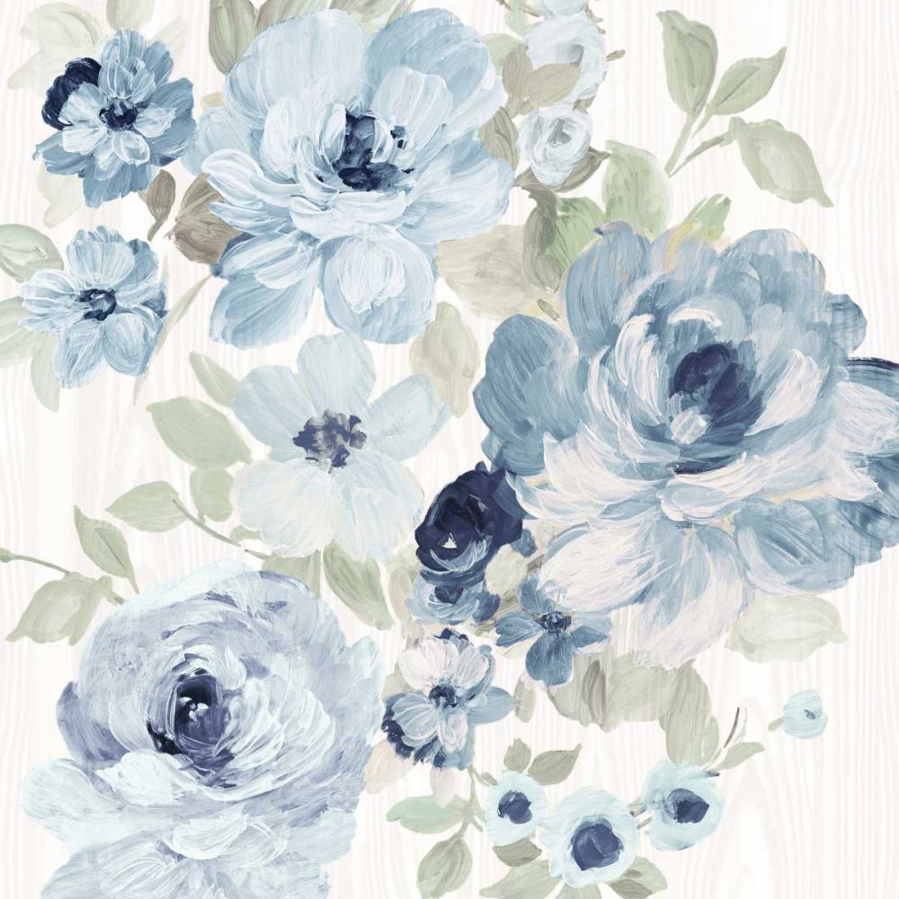 Driftwood Garden II Blue Crop art print by Wild Apple Portfolio for $57.95 CAD