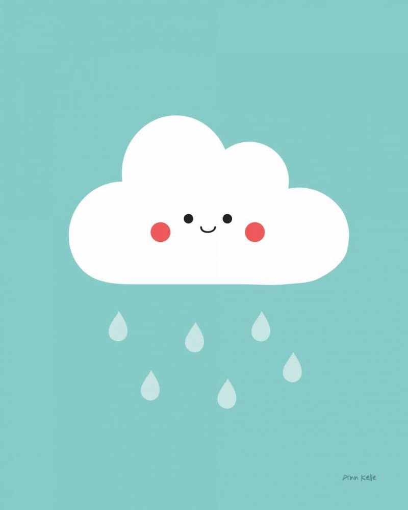 Happy Cloud II art print by Ann Kelle for $57.95 CAD