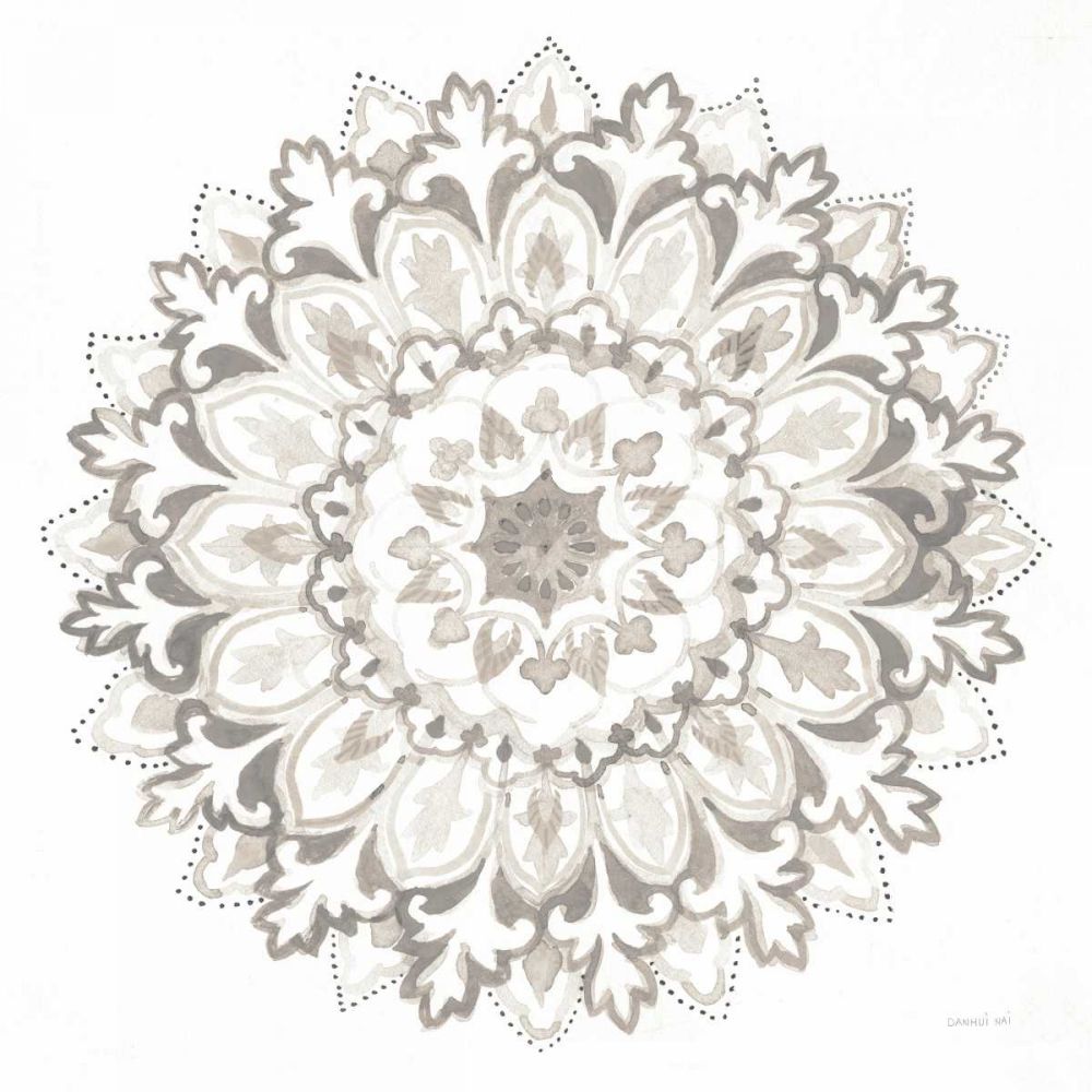 Mandala Delight II Neutral art print by Danhui Nai for $57.95 CAD