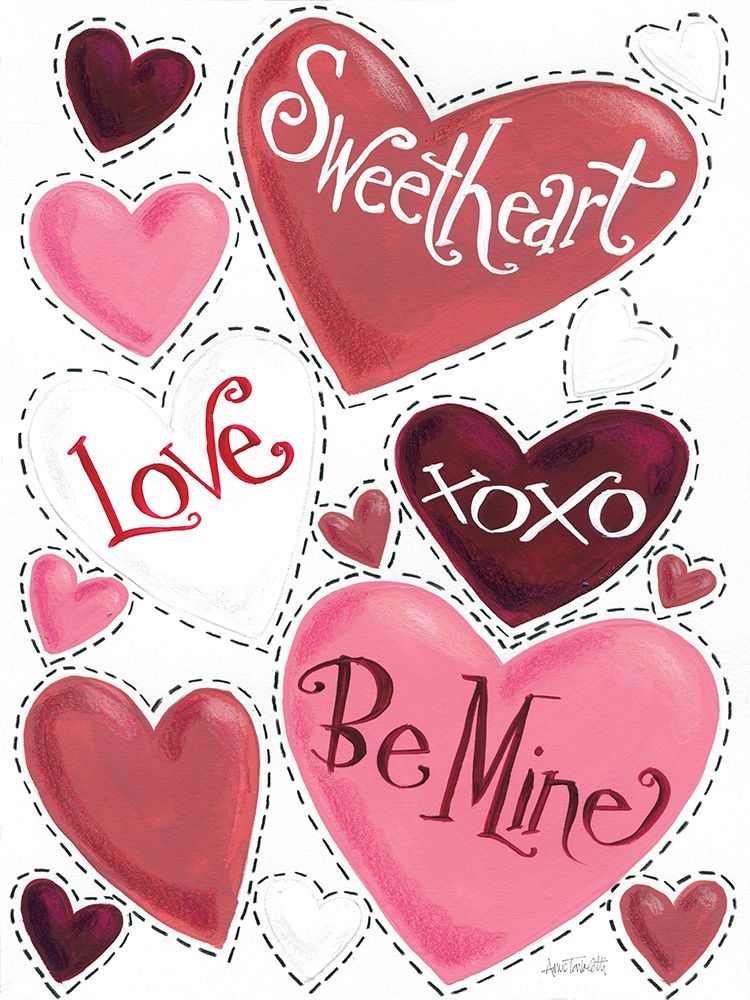 Be Mine in White art print by Anne Tavoletti for $57.95 CAD