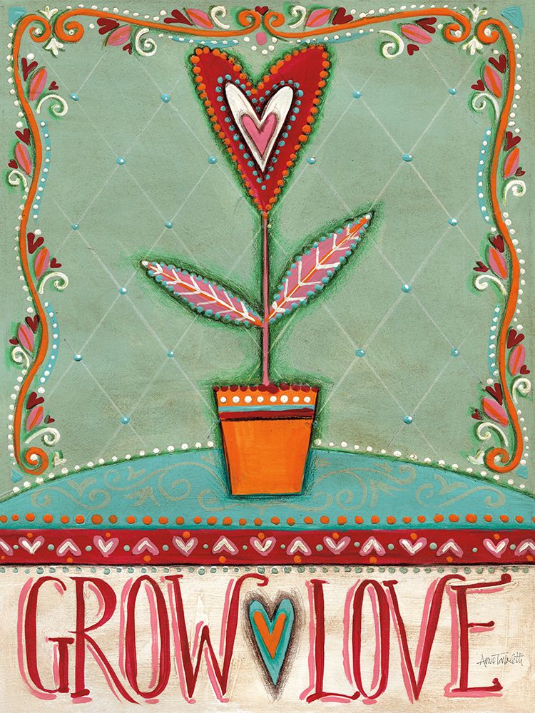 Grow Love art print by Anne Tavoletti for $57.95 CAD