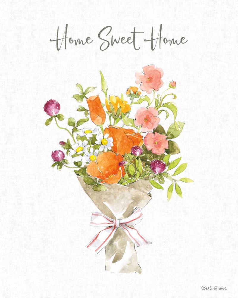 Farmhouse Floral IV art print by Beth Grove for $57.95 CAD