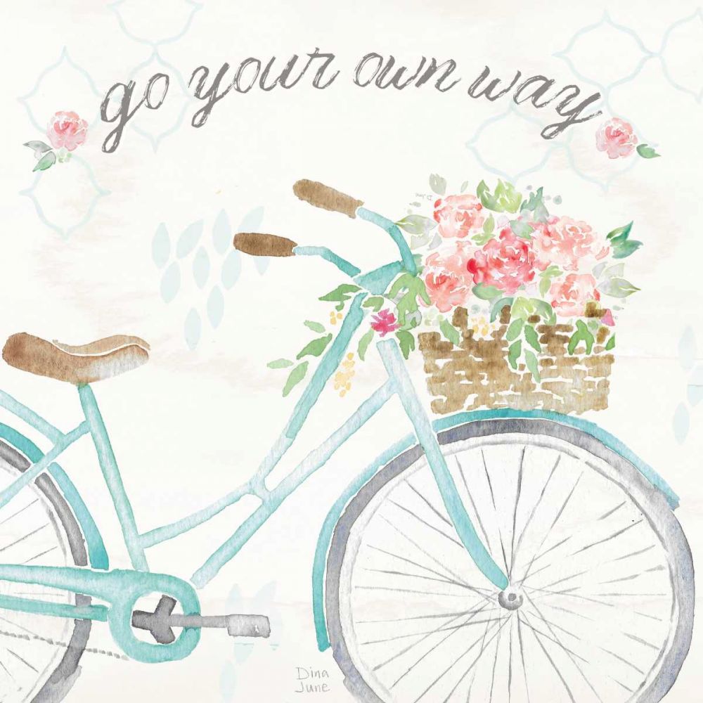 Boho Ride II no Eiffel Tower art print by Dina June for $57.95 CAD