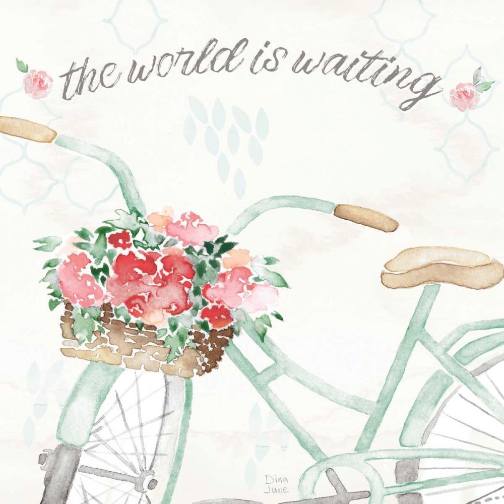 Boho Ride III no Eiffel Tower art print by Dina June for $57.95 CAD