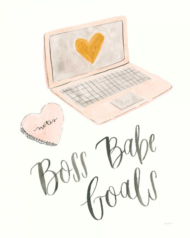 Boss Babe I art print by Jenaya Jackson for $57.95 CAD