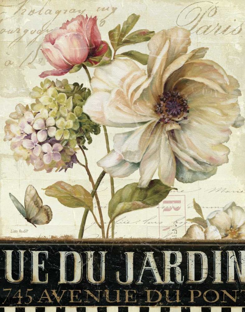 Marche de Fleurs II art print by Lisa Audit for $57.95 CAD
