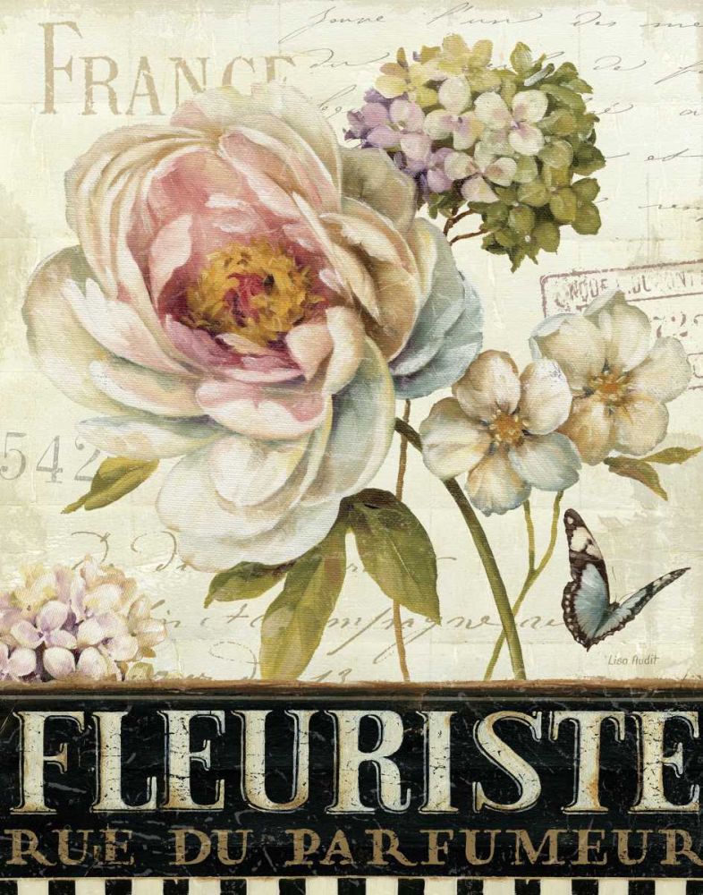 Marche de Fleurs III art print by Lisa Audit for $57.95 CAD