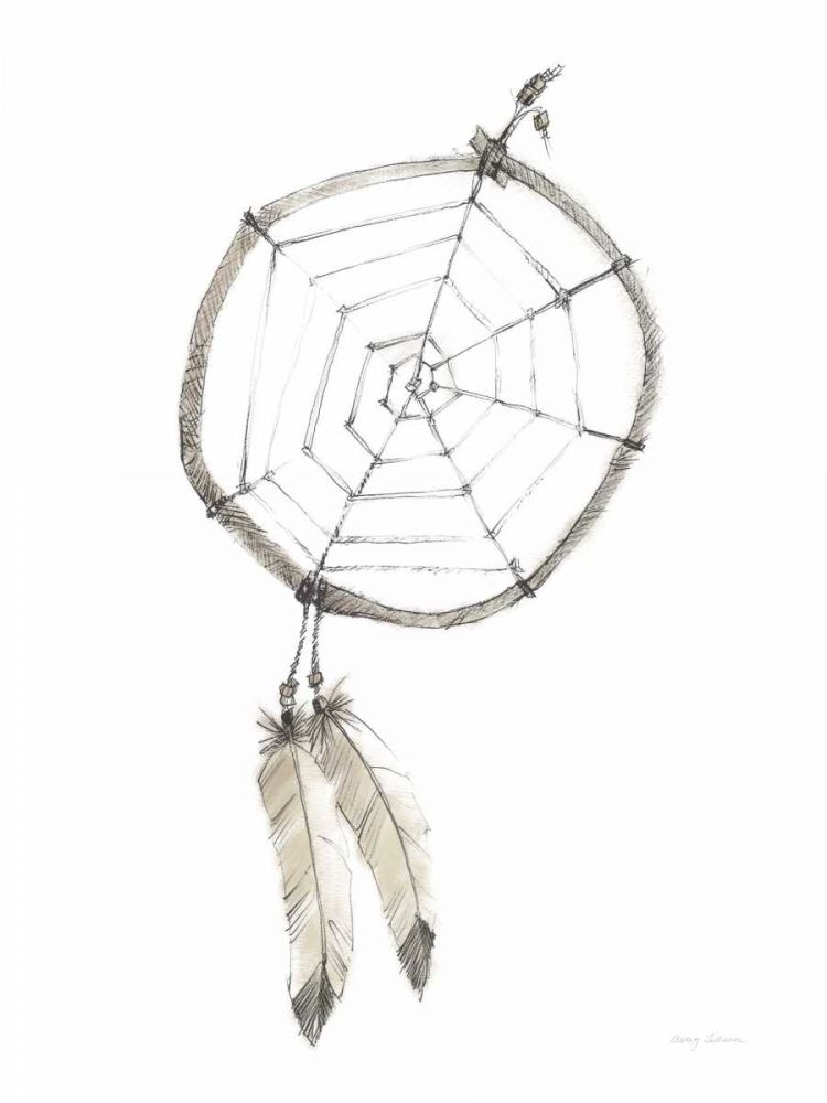 Indian Dream Catcher Neutral Crop art print by Avery Tillmon for $57.95 CAD