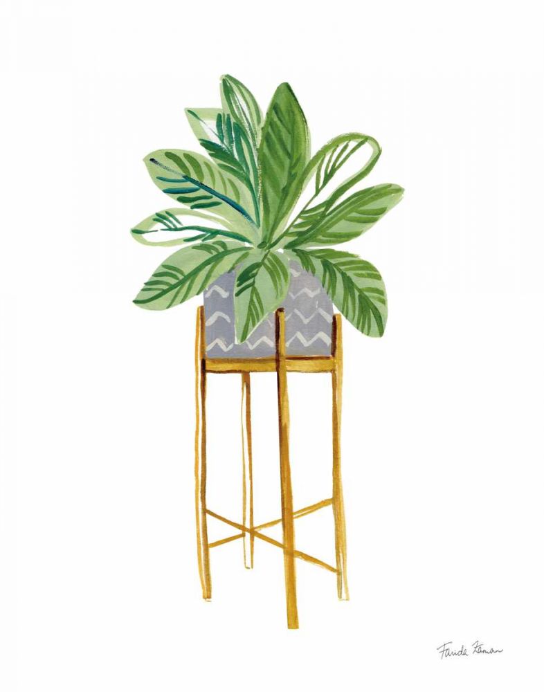 Green House Plants I art print by Farida Zaman for $57.95 CAD