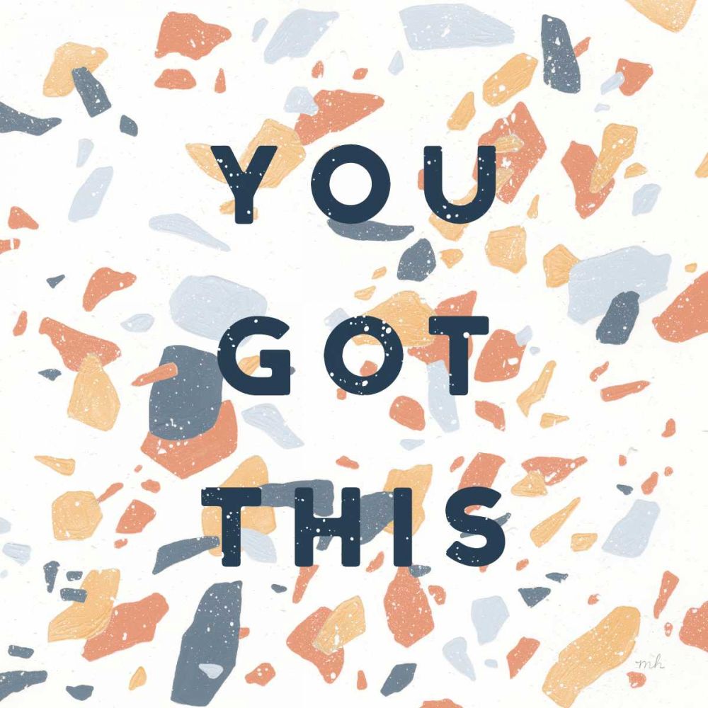 Terrazzo Inspiration II You Retro art print by Moira Hershey for $57.95 CAD