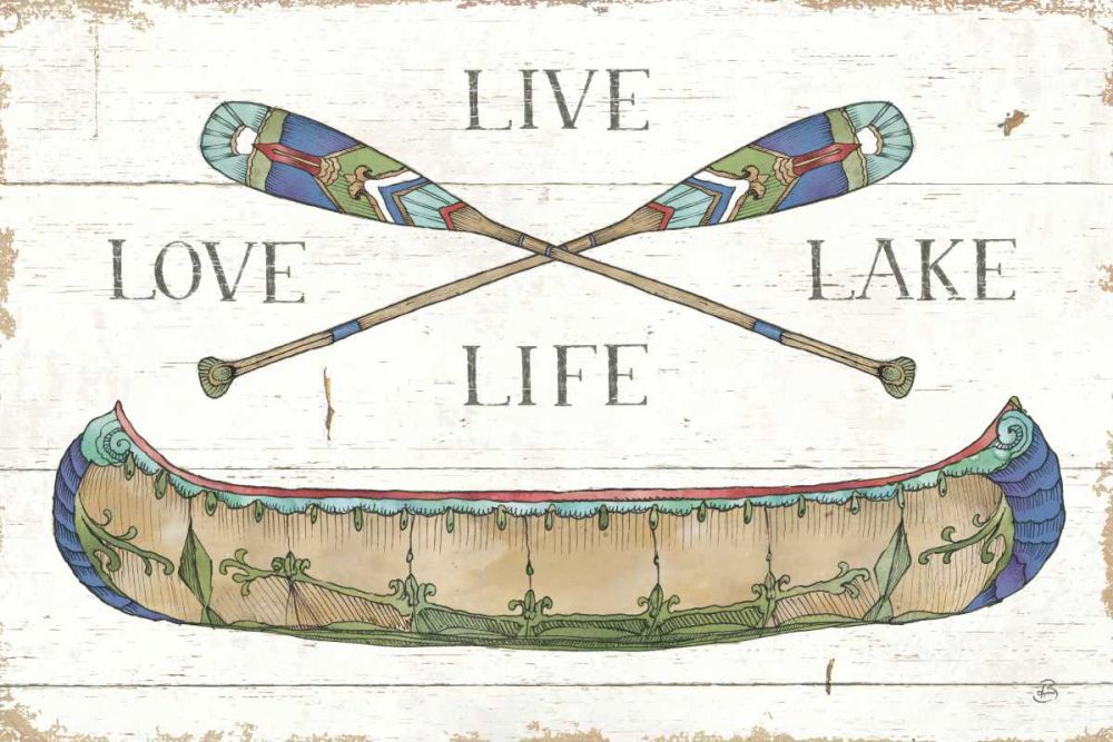 Lake Sketches III Color art print by Daphne Brissonnet for $57.95 CAD