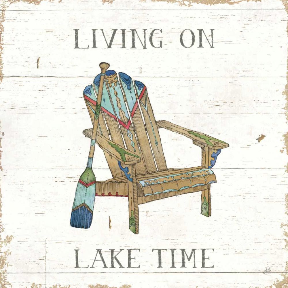 Lake Sketches IV Color art print by Daphne Brissonnet for $57.95 CAD