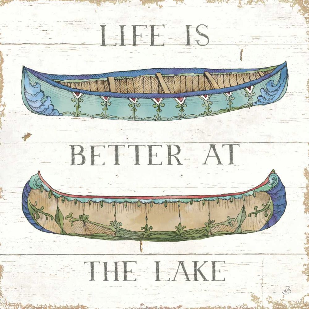 Lake Sketches V Color art print by Daphne Brissonnet for $57.95 CAD