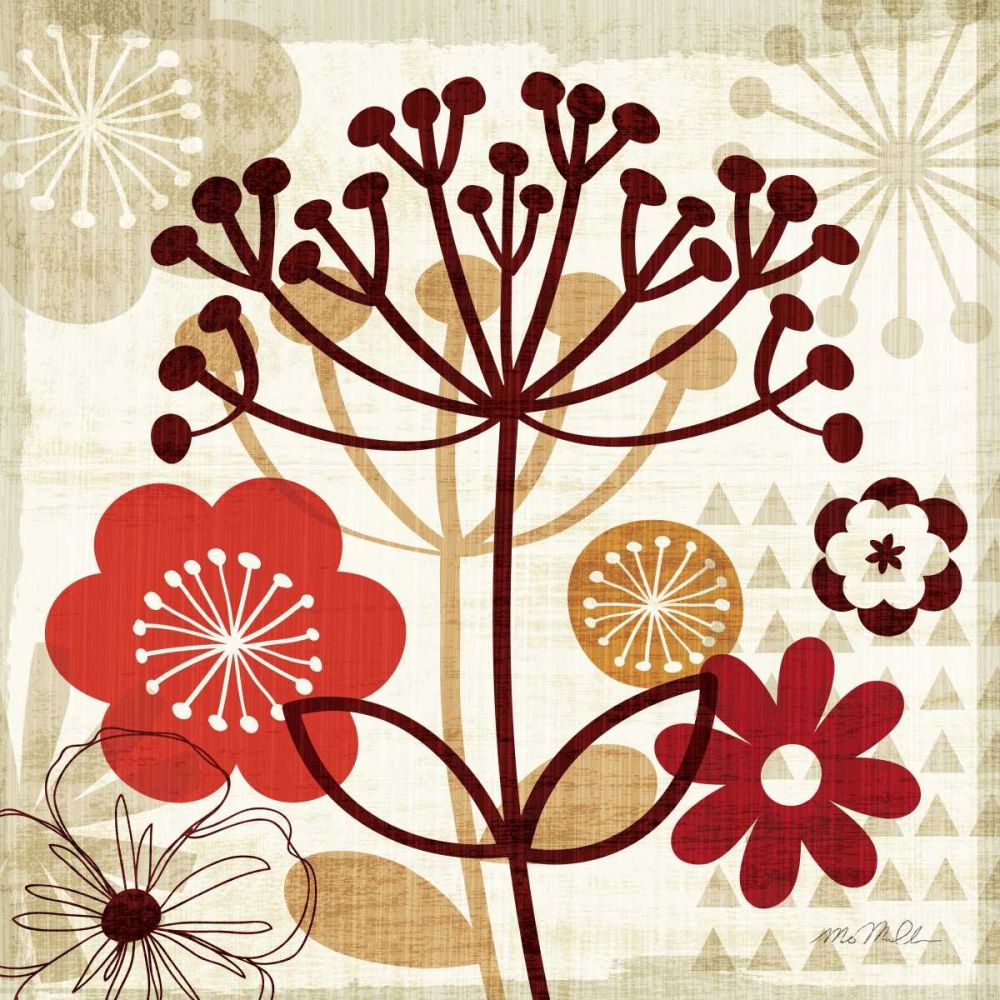 Floral Pop II art print by Michael Mullan for $57.95 CAD